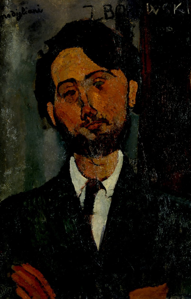 Léopold Zborowski portréja, 1916 alkotó: Amedeo Modigliani
