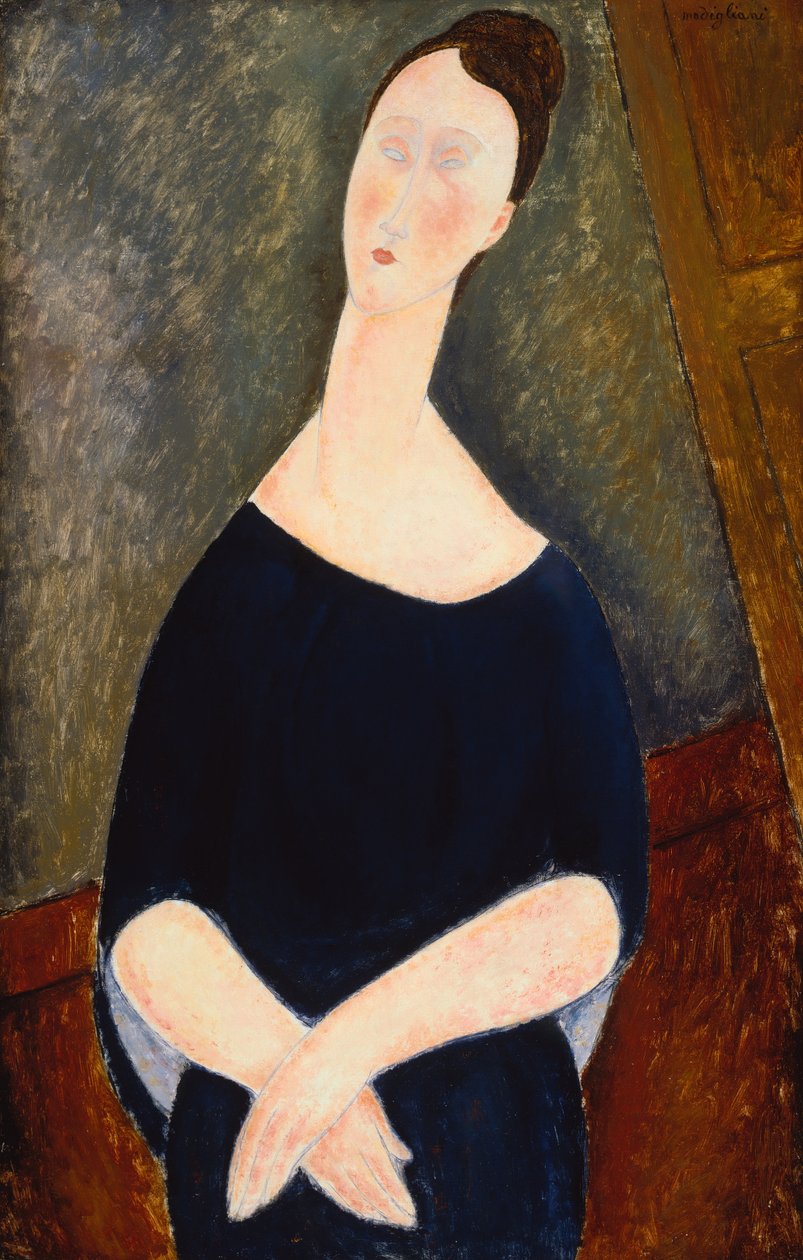 Lumia portréja, 1918 körül (olaj, vászon) alkotó: Amedeo Modigliani