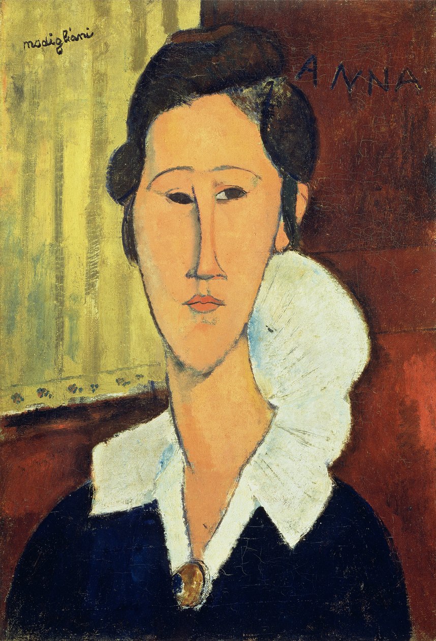 Madame Hanka Zborowska portréja, 1917 alkotó: Amedeo Modigliani