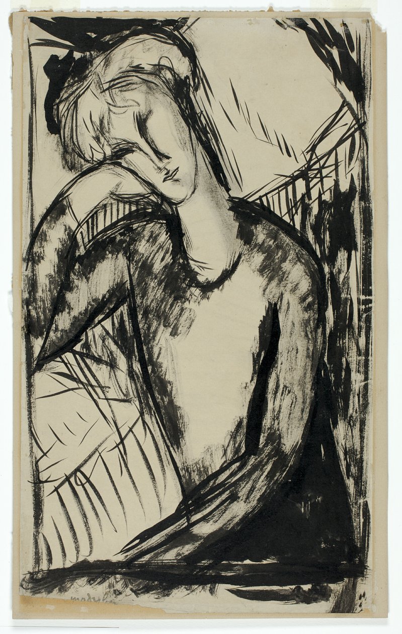 Egy fiatal nő portréja alkotó: Amedeo Modigliani