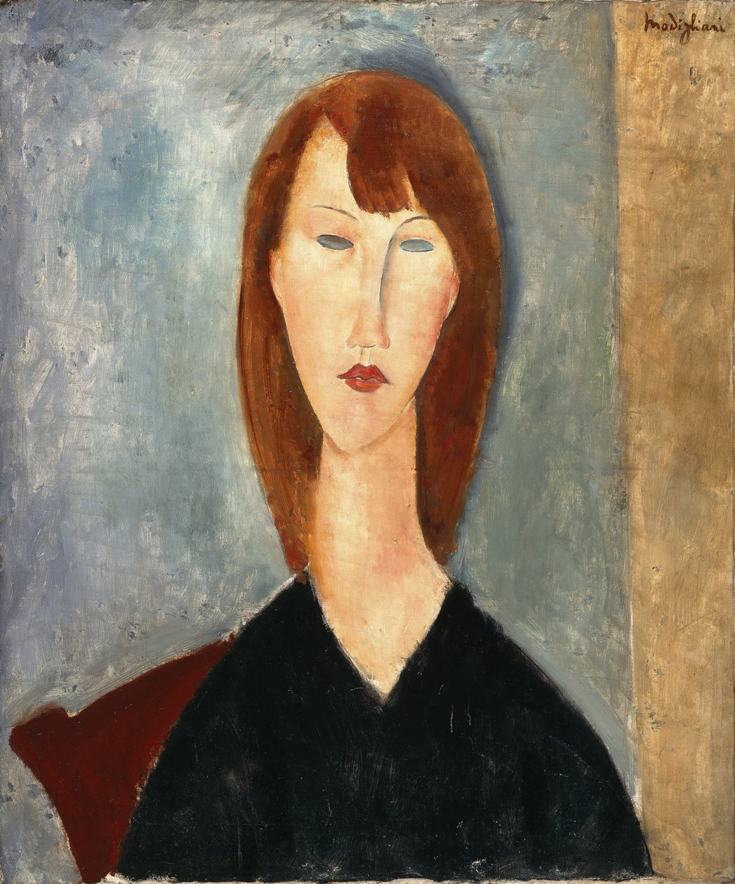 Egy ismeretlen modell portréja (olaj, vászon) alkotó: Amedeo Modigliani