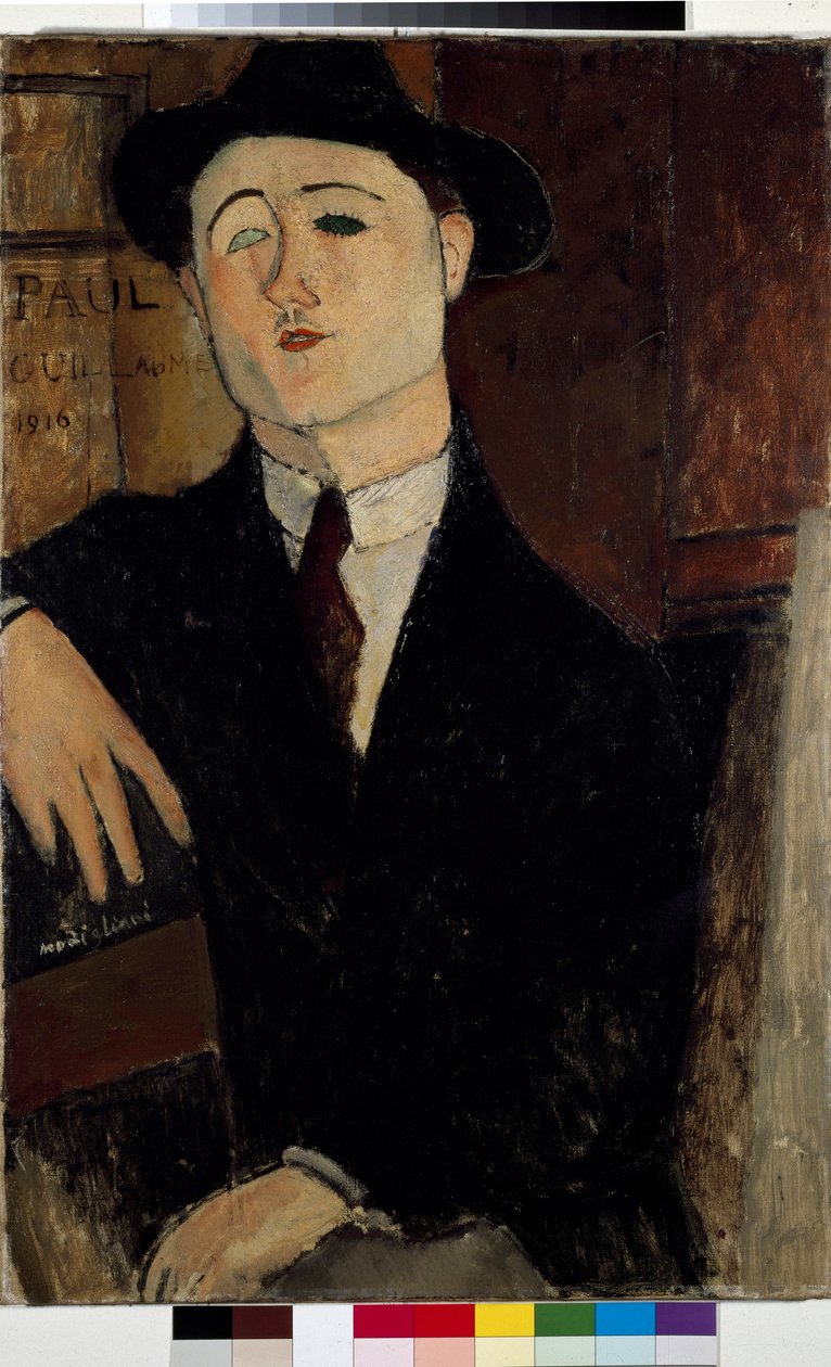 Paul Guillaume francia pszichológus portréja alkotó: Amedeo Modigliani
