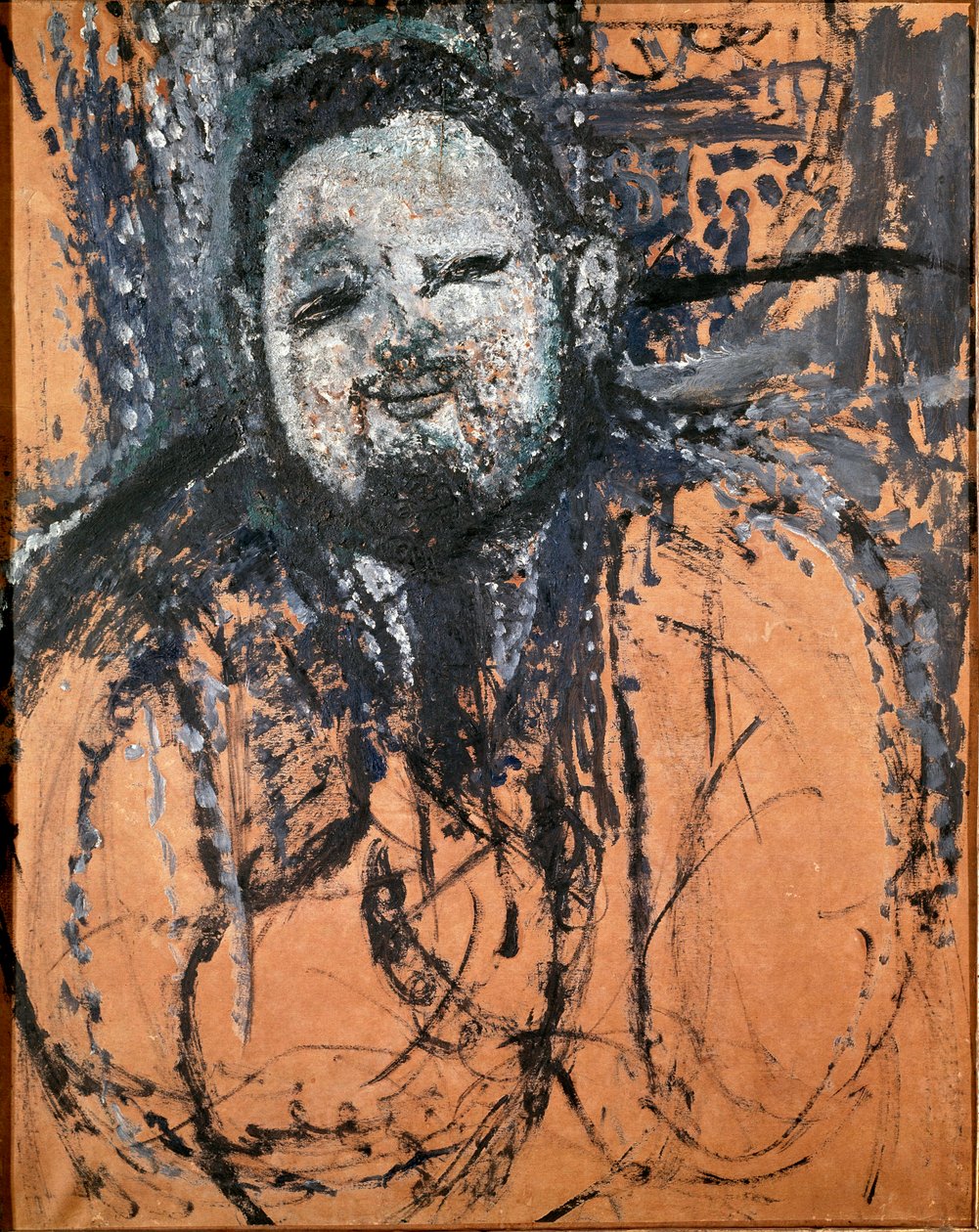Diego Rivera (1886-1956) mexikói festő portréja. Amedeo Modigliani (1884-1920) festménye. 1914-1 Brazília Sao Paulo. São Paulo Művészeti Múzeum. alkotó: Amedeo Modigliani