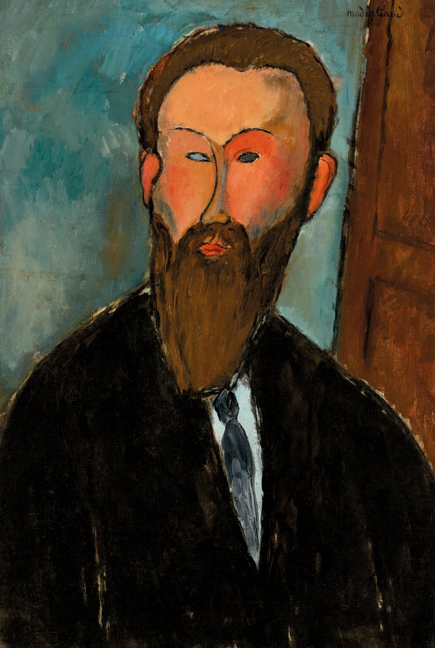 Dilewski fotós portréja, 1916 alkotó: Amedeo Modigliani