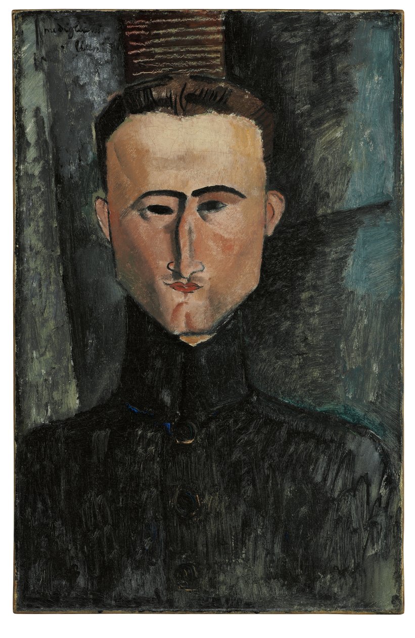 Rouveyre festő portréja alkotó: Amedeo Modigliani