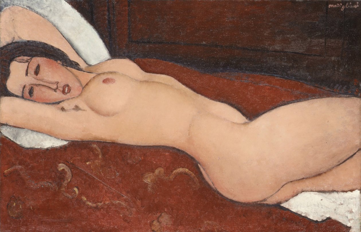 Fekvő akt, 1917 alkotó: Amedeo Modigliani