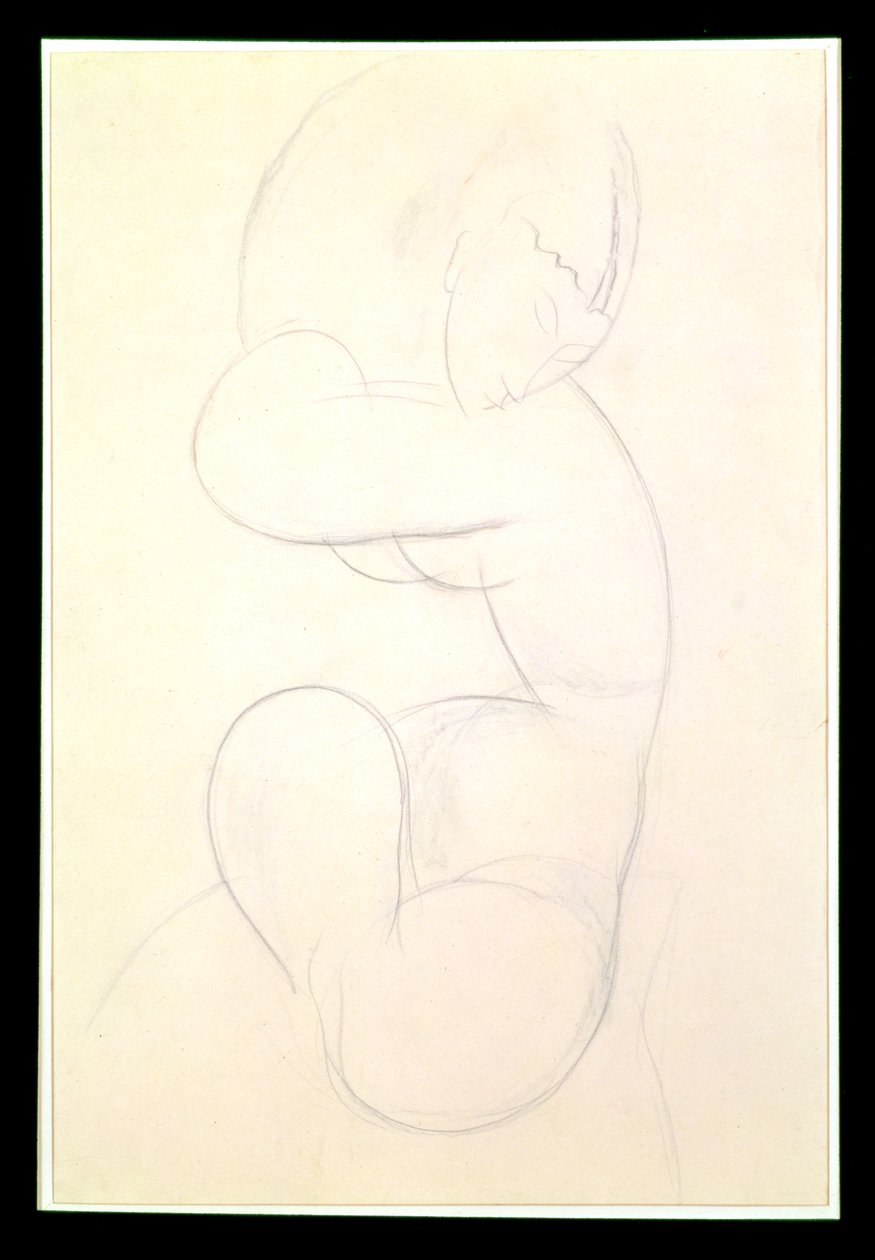 Ülő női akt alkotó: Amedeo Modigliani