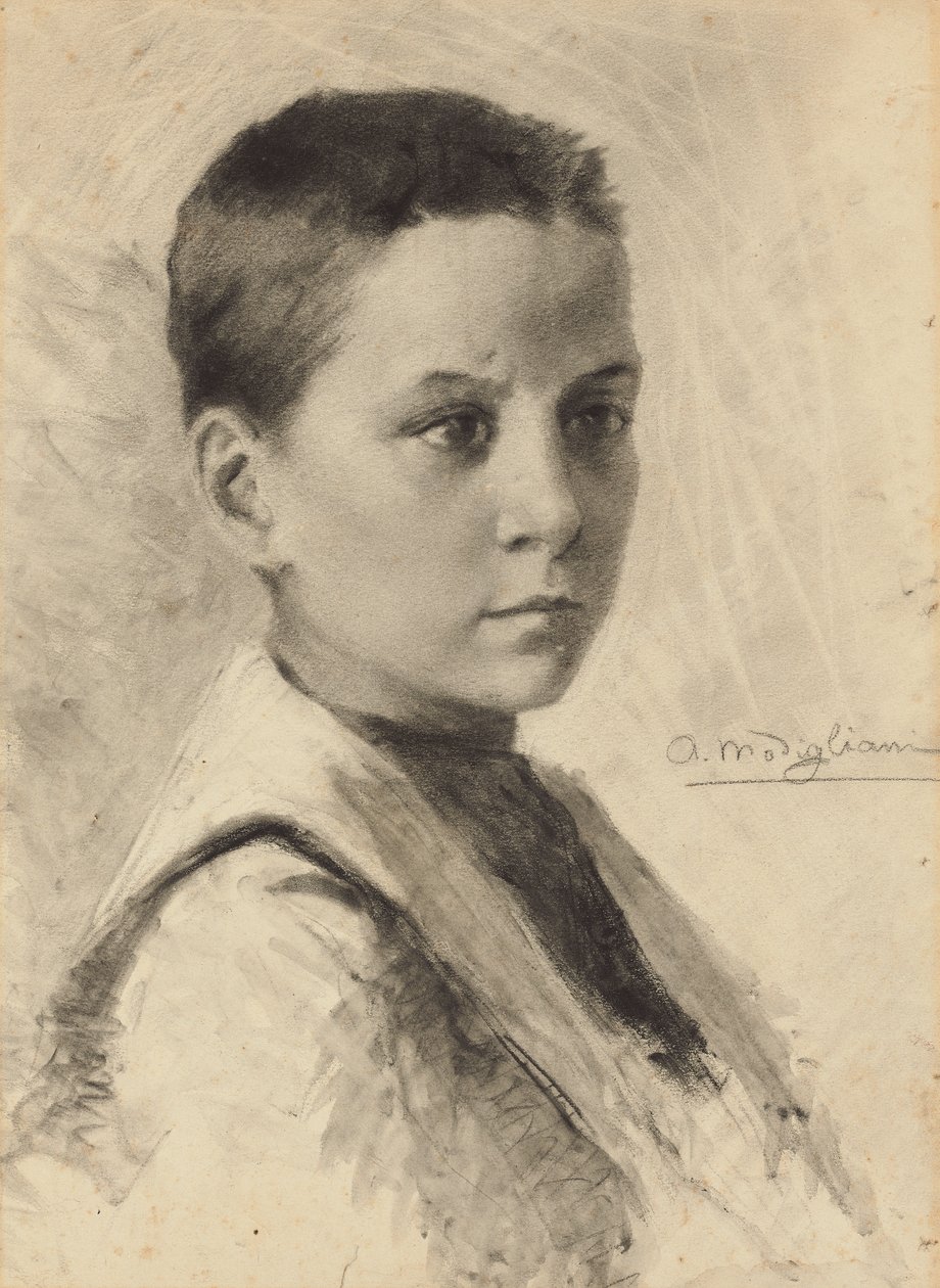 Önarckép, 1899 alkotó: Amedeo Modigliani