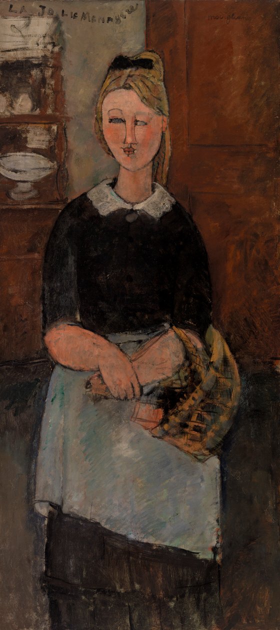 A szép háziasszony (La Jolie ménagère) alkotó: Amedeo Modigliani