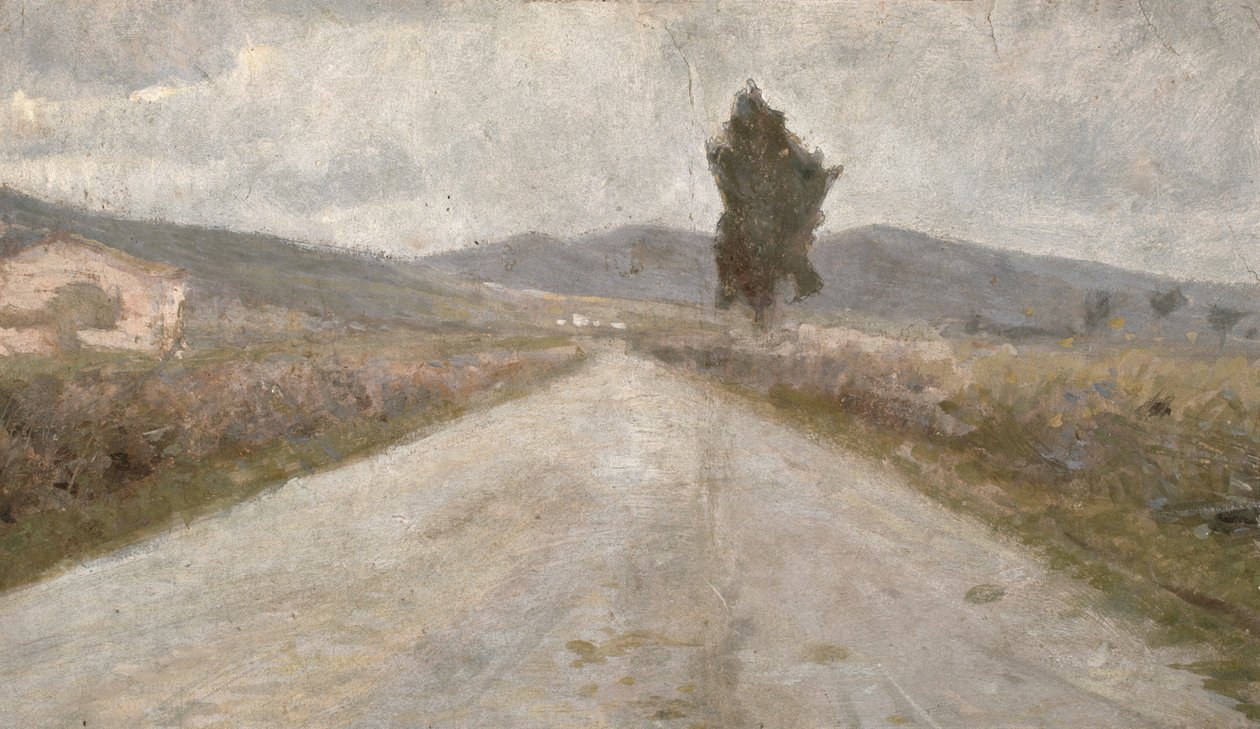 A Toszkán út, 1899 körül alkotó: Amedeo Modigliani