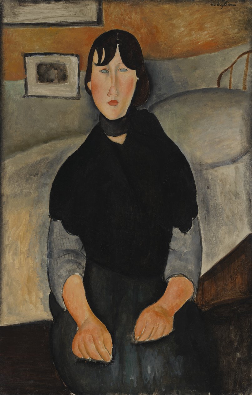 Fiatal népi nő alkotó: Amedeo Modigliani