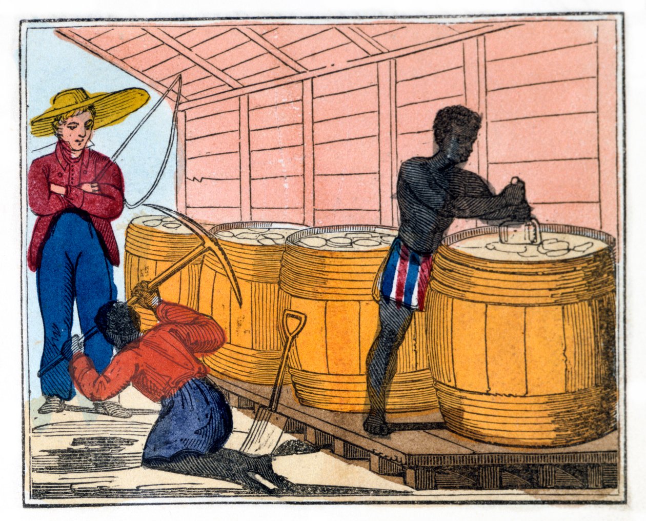 Hordók töltése és fejezése, 1826 alkotó: Amelia Alderson Opie