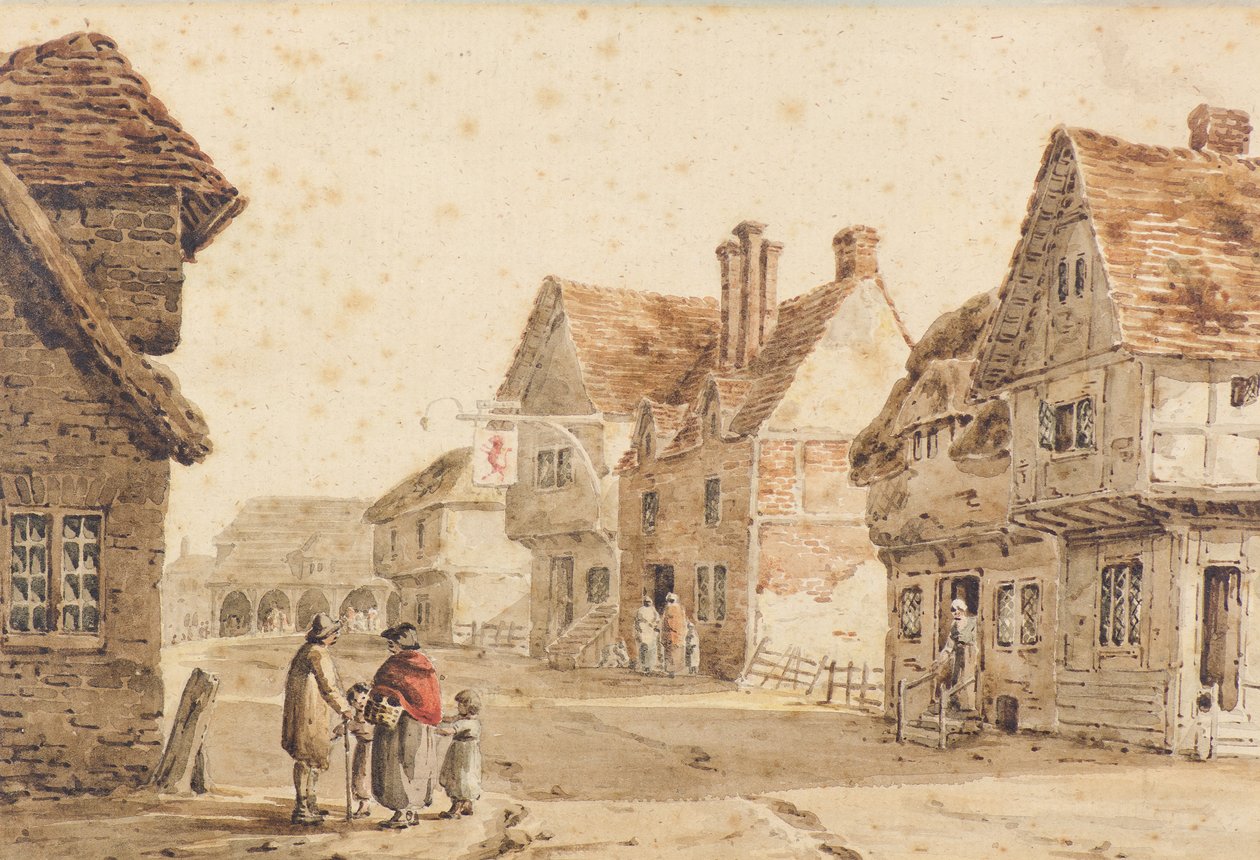 Wingham, 1803 körül (akvarell) alkotó: Amelia Long