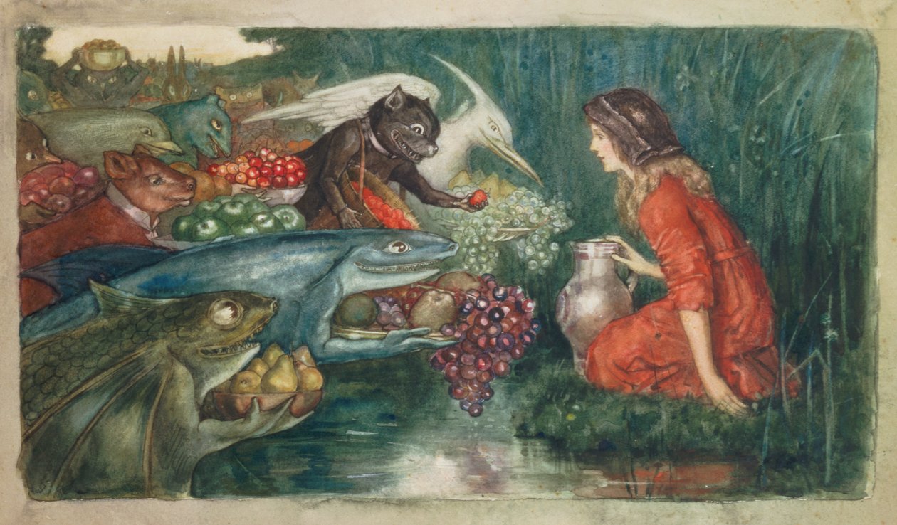 Goblin aratás, 1910 körül alkotó: Amelia M. Bowerley or Bauerle