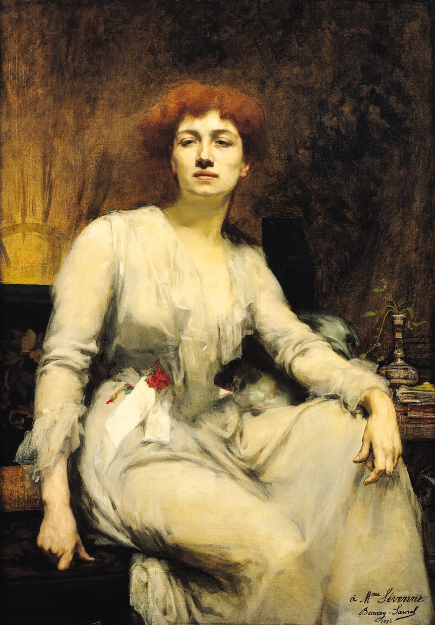 Severine portréja (1855-1929) 1893 alkotó: Amelie Beaury Saurel