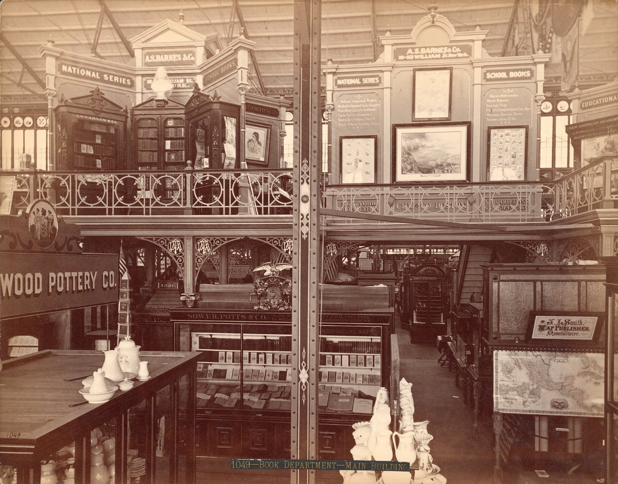 MINT. Barnes und Co.s kiállítás, 1876 (ezüst albumen nyomat) alkotó: American Photographer