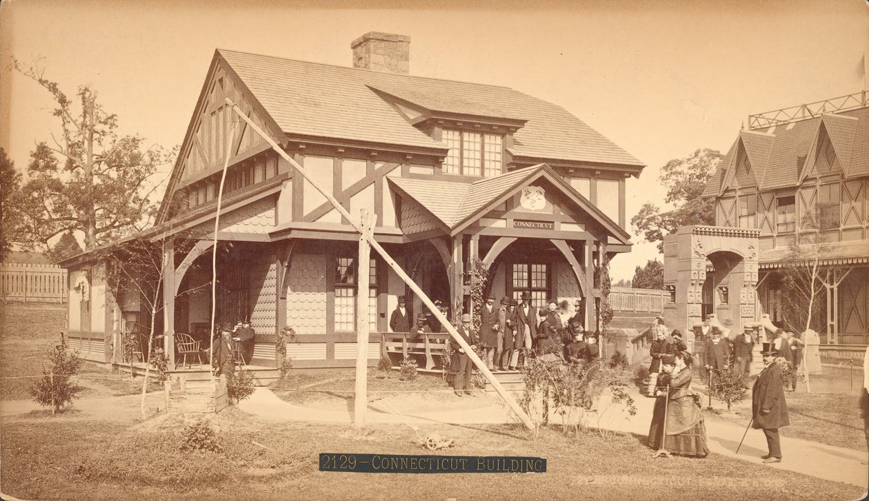 Connecticut State Building (ezüst albumin nyomat) alkotó: American Photographer