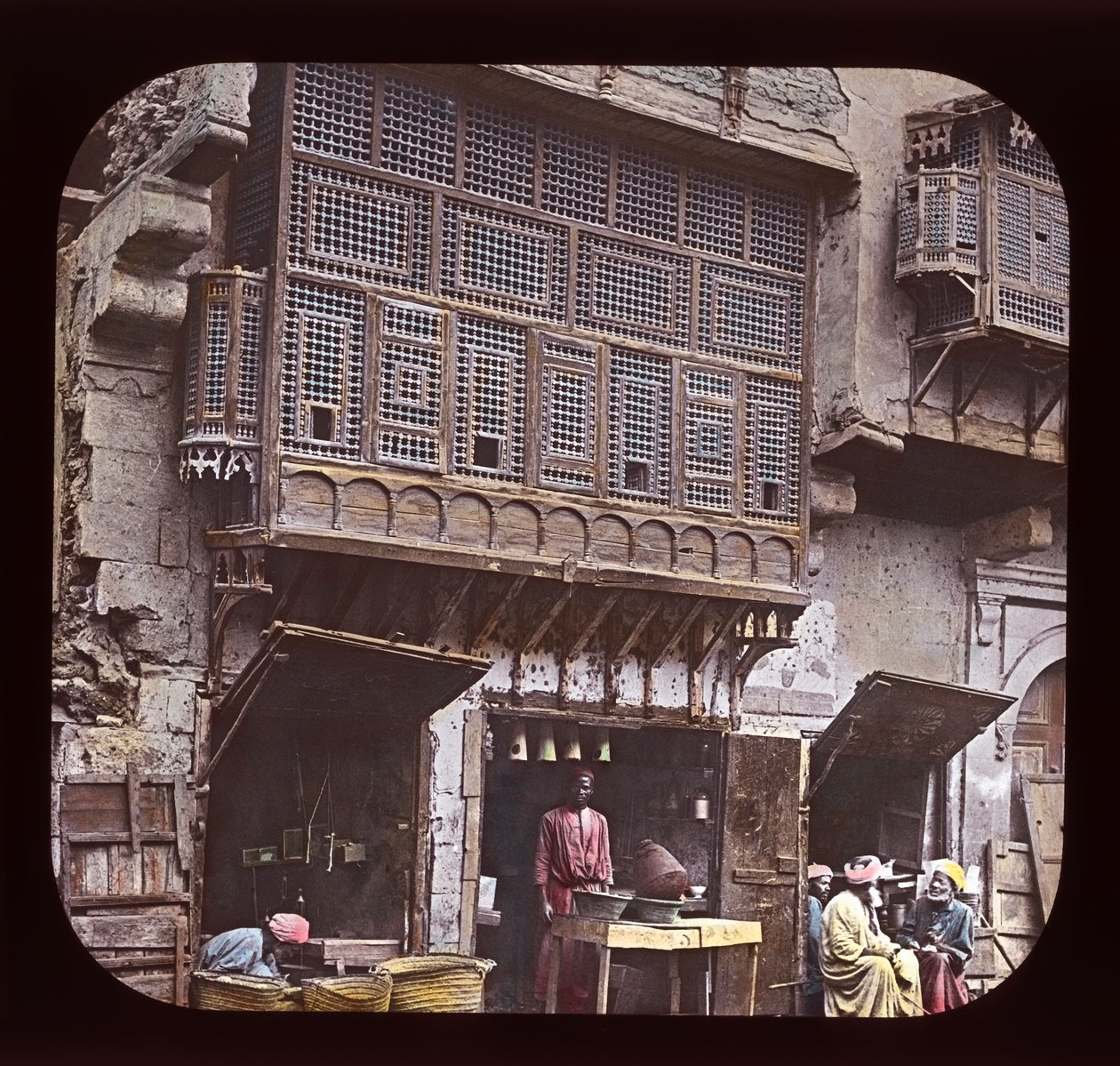 Egyiptom – Arab ablak és natív bazár, Kairó (lámpás csúszda) alkotó: American Photographer