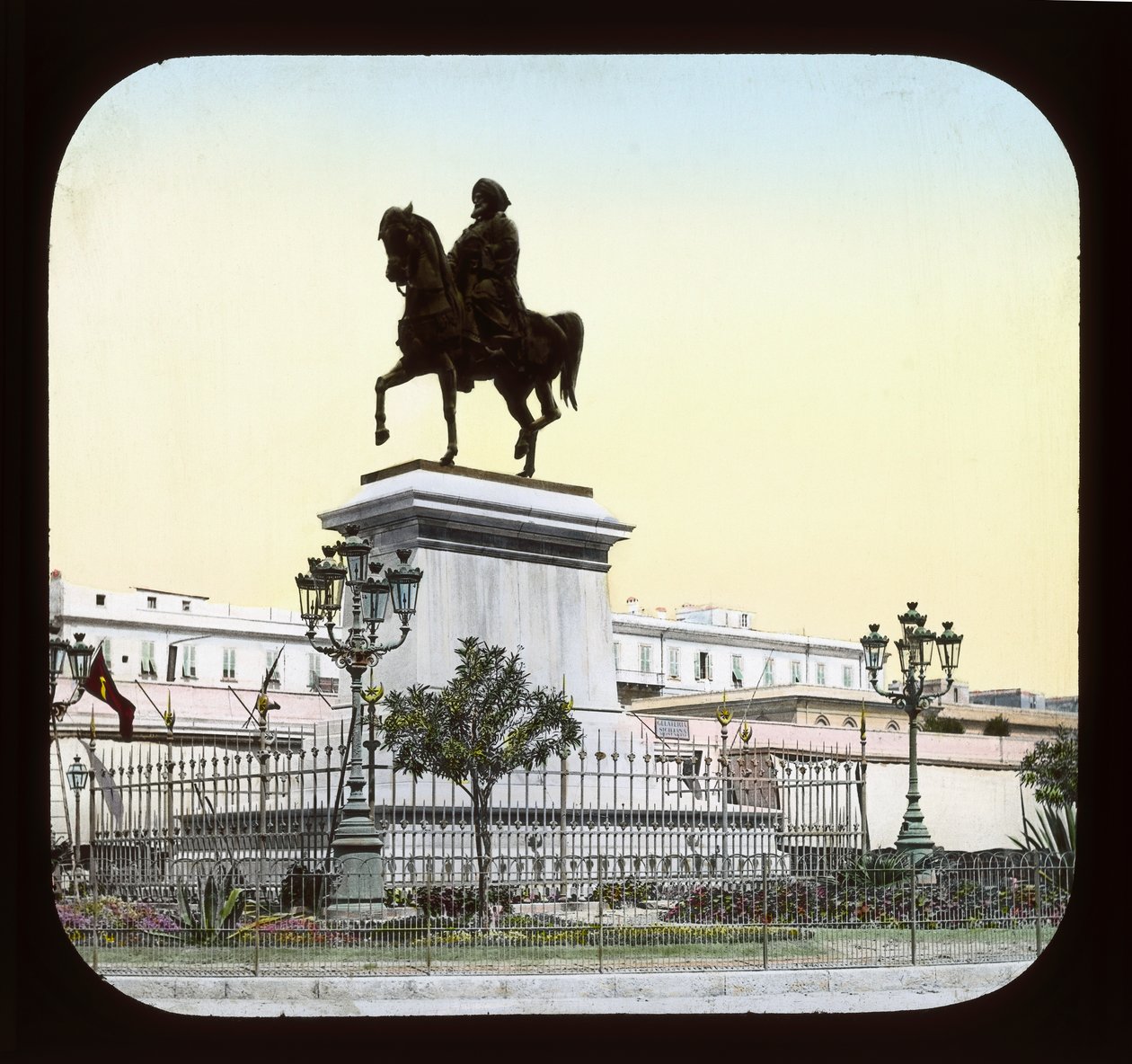 Egyiptom - Mohammed Ali szobra, Alexandria (lámpás csúszda) alkotó: American Photographer