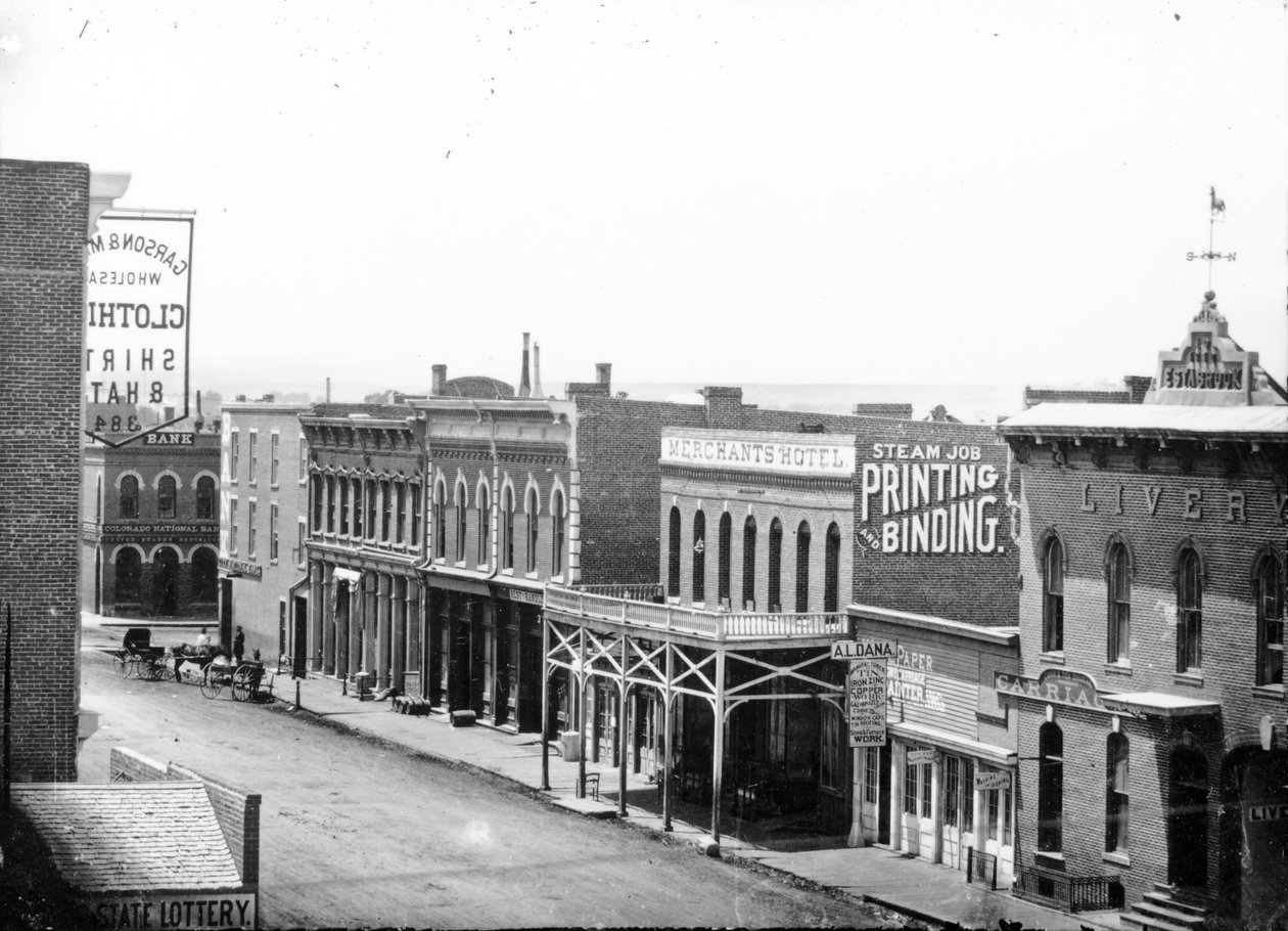 A tizenötödik utca Blake-re néz, 1880-89 körül alkotó: American Photographer