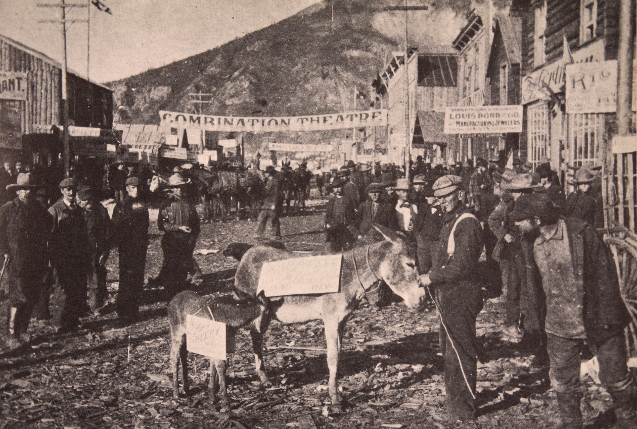 Front Street, Dawson, 1898 körül alkotó: American Photographer