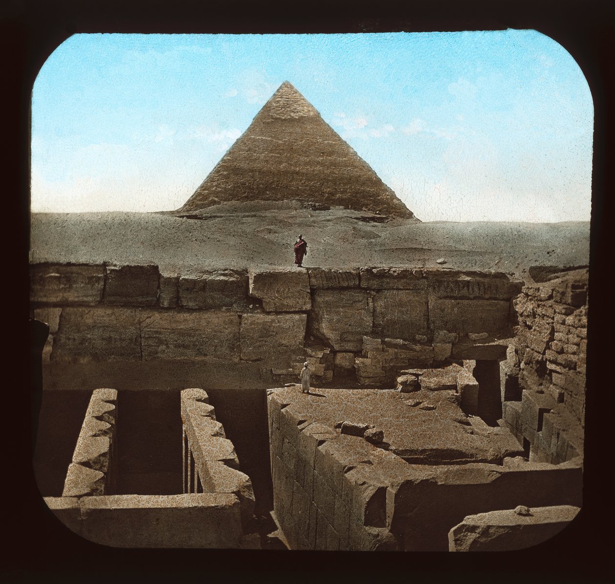 Gizeh - Khafre piramisa (lámpás csúszda) alkotó: American Photographer