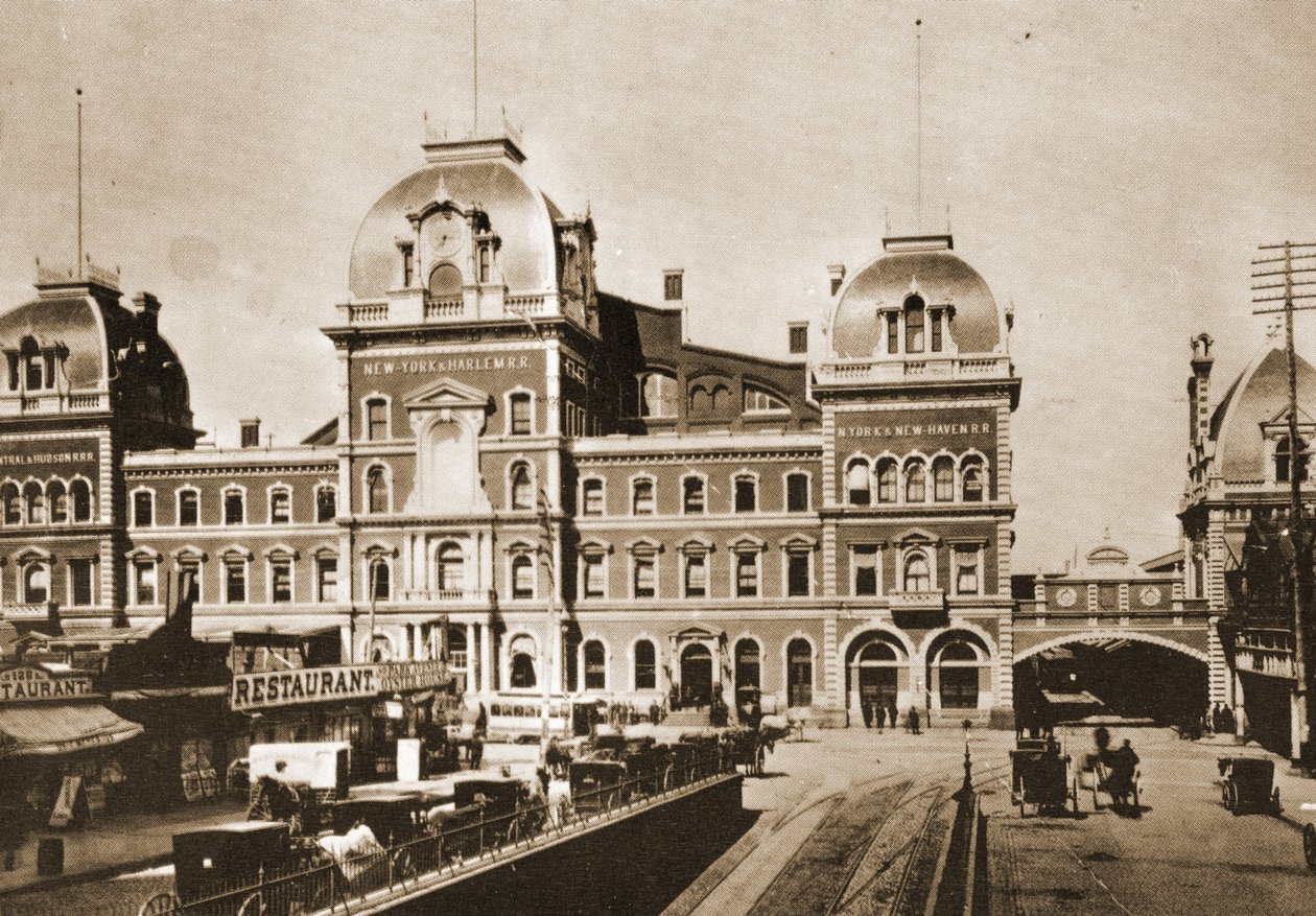 Grand Central Station 42nd St., Park Ave., New York City, 1887 alkotó: American Photographer