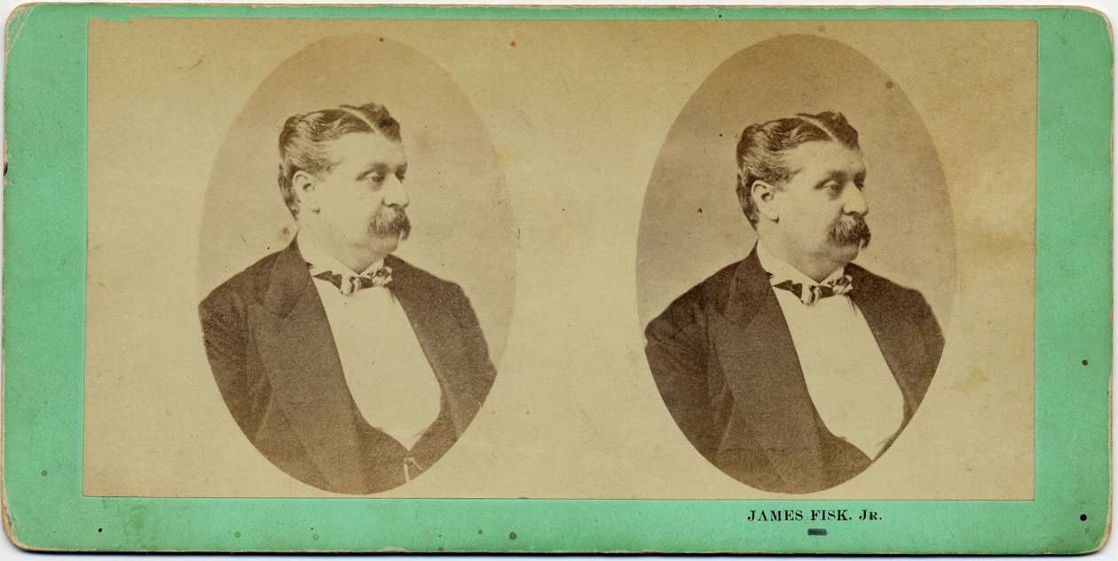 James Fisk (1834-72), amerikai pénzember (sztereó fotó) alkotó: American Photographer