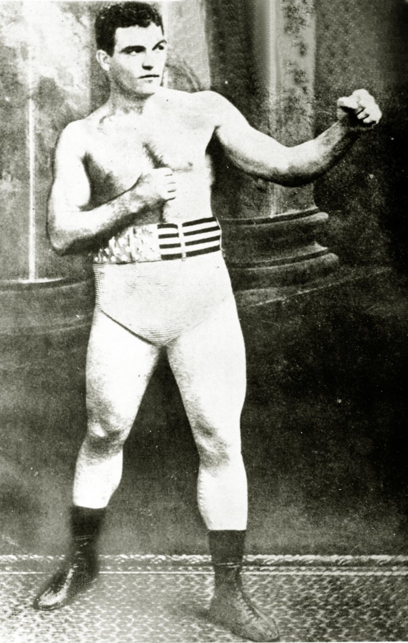 James J. Jeffries, 1902 (szépia fotó) alkotó: American Photographer