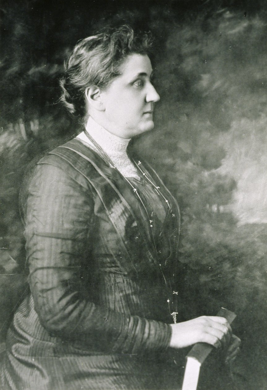 Jane Addams kezében egy könyv, 1913 alkotó: American Photographer