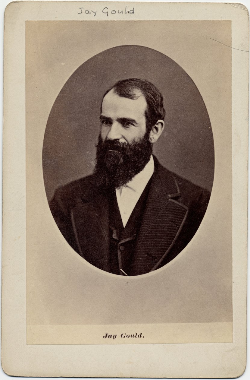 Jay Gould (1836-92), amerikai pénzember (albumfotó) alkotó: American Photographer