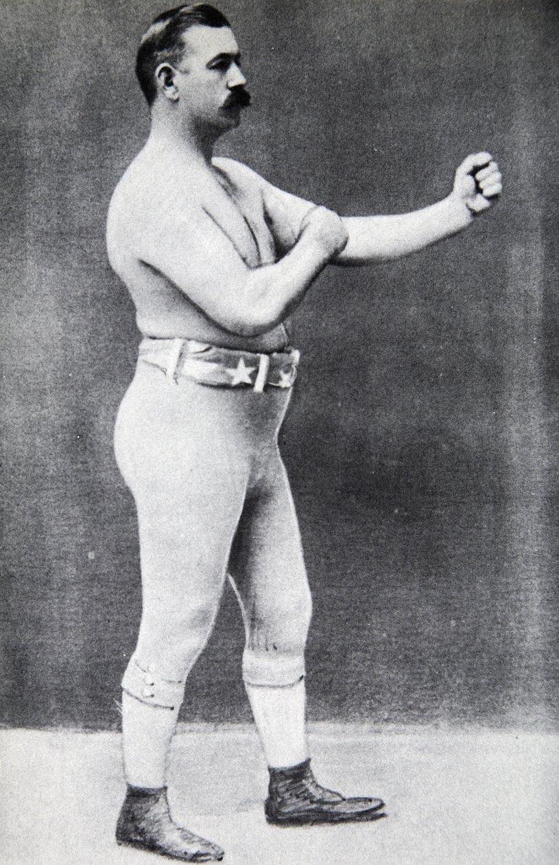 John L. Sullivan (szépia fotó) alkotó: American Photographer