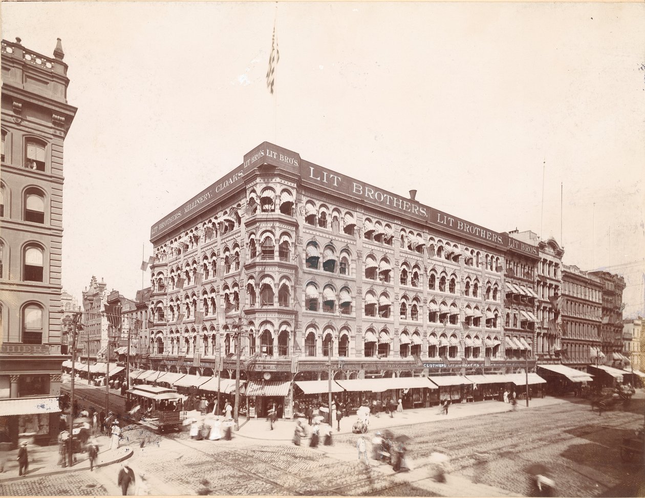 Lit Brothers, Market Street 8., Northeast sarok, 1898 alkotó: American Photographer