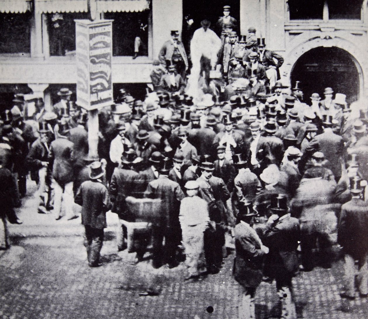 New York-i aranytőzsde, 1863 alkotó: American Photographer