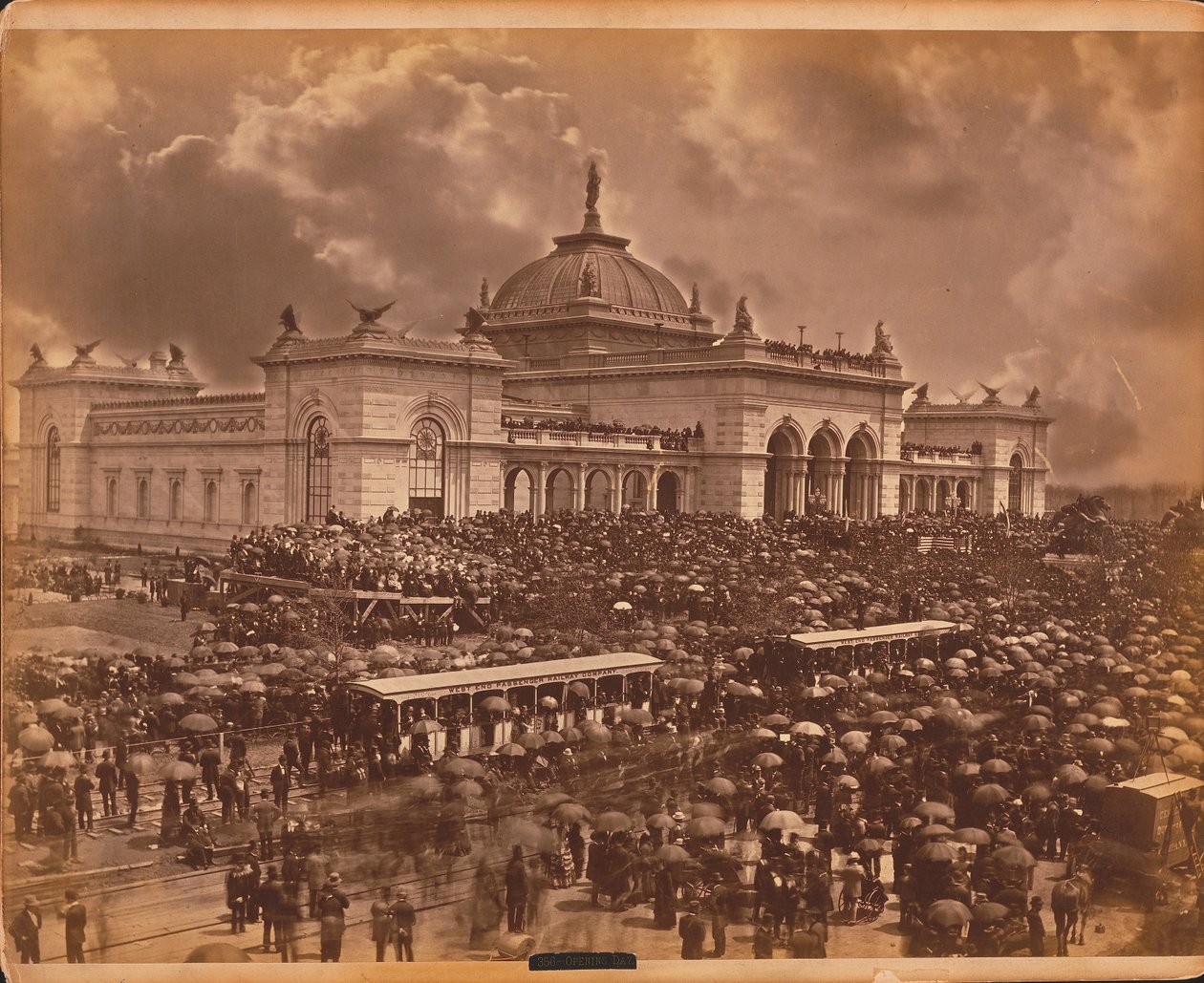 Megnyitó: a szónok, 1876 (albumnyomat) alkotó: American Photographer