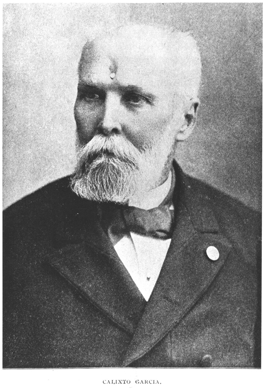 Calixto Garcia (1839-98) portréja Murat Halstead Kuba történetéből, 1898. alkotó: American Photographer