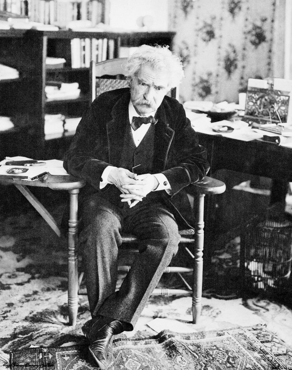 Mark Twain portréja (1835-1910) alkotó: American Photographer