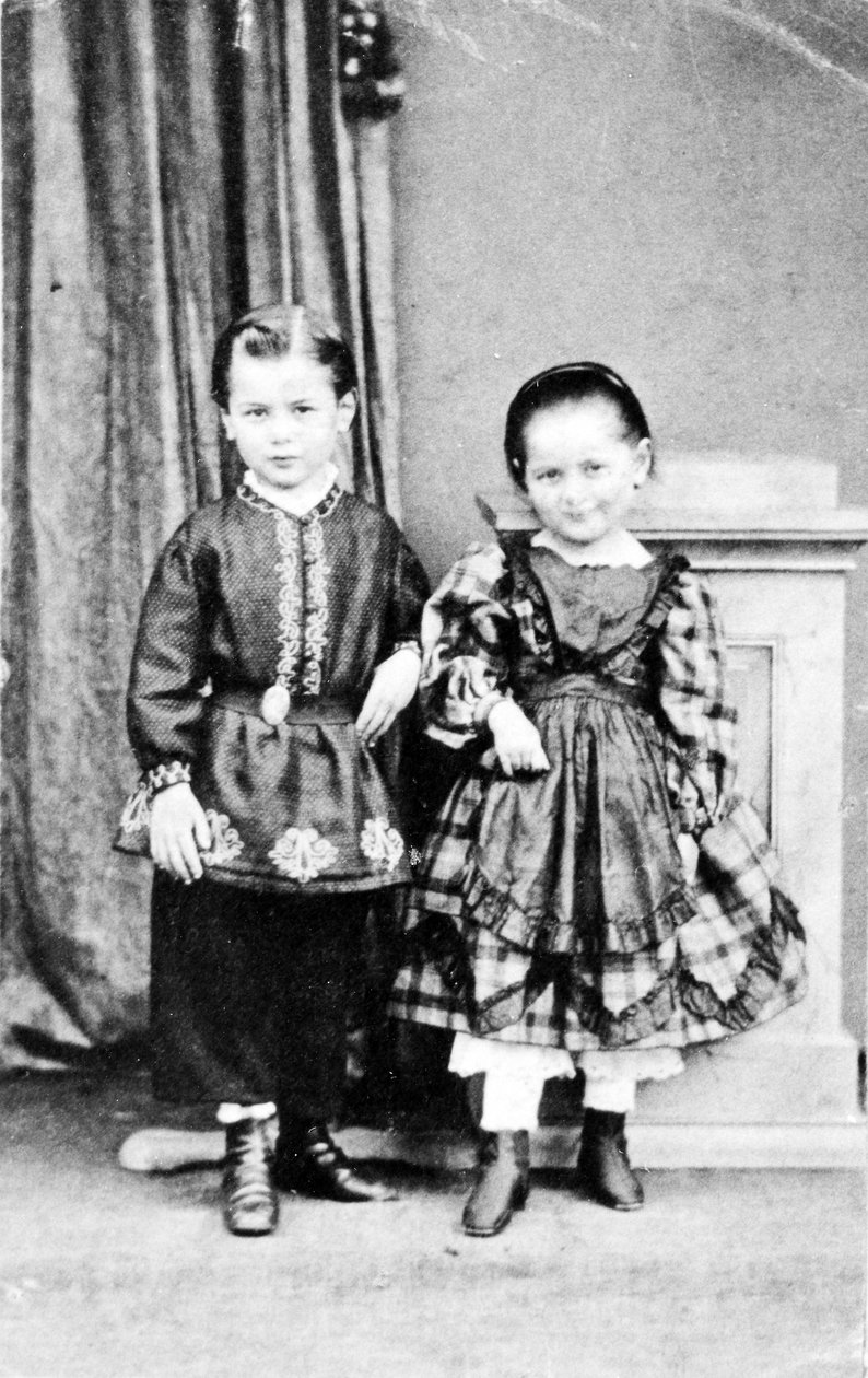 Egy testvérpár portréja, 1860 körül alkotó: American Photographer