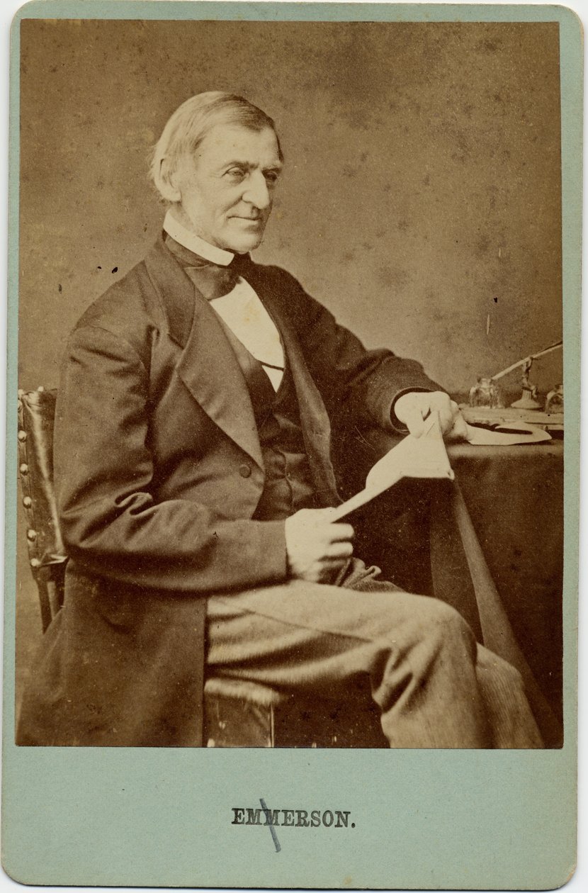 Ralph Waldo Emerson (1803-82), amerikai költő, filozófus, esszéíró (albumfotó) alkotó: American Photographer