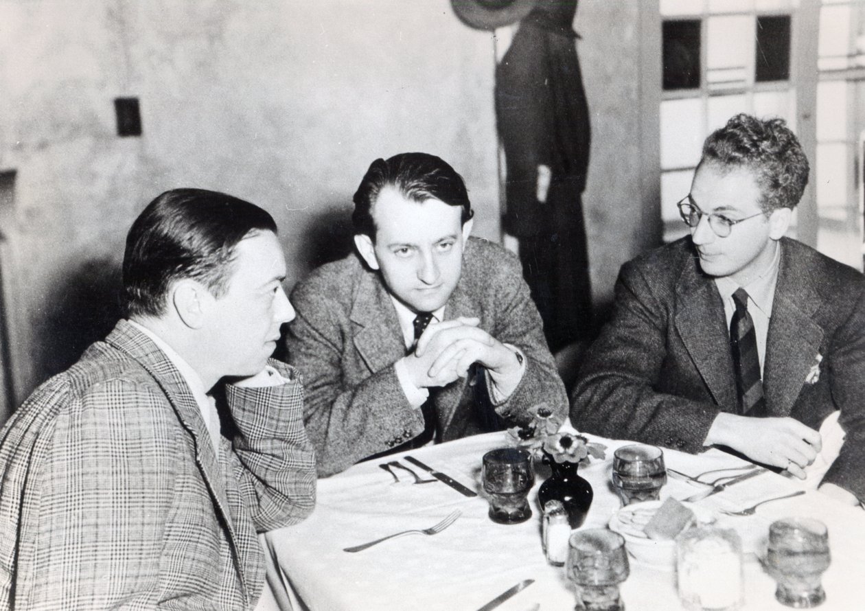 Robert Florey, Andre Malraux és Clifford Odets, 1937 alkotó: American Photographer