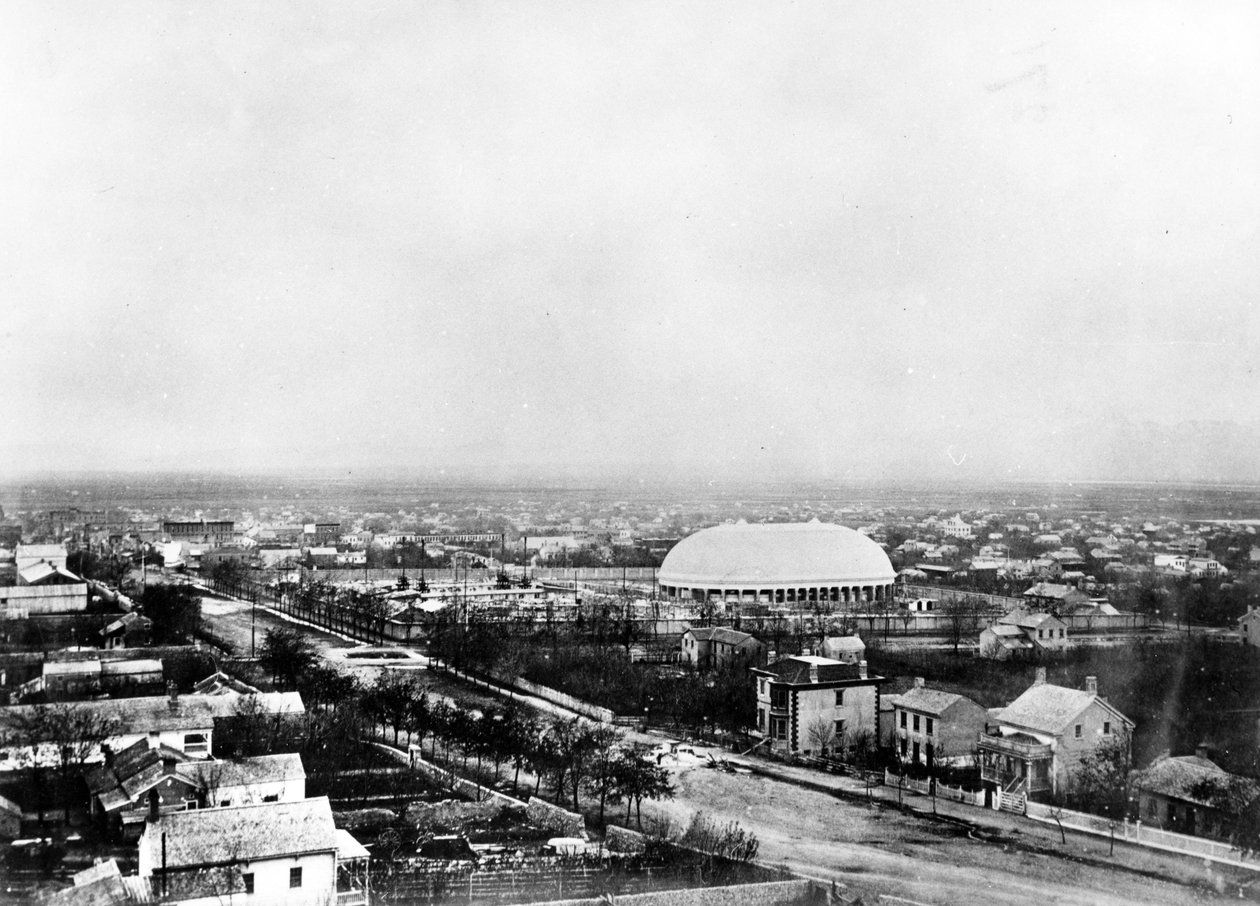 Salt Lake City és a Tabernákulum, 1870-es évek alkotó: American Photographer