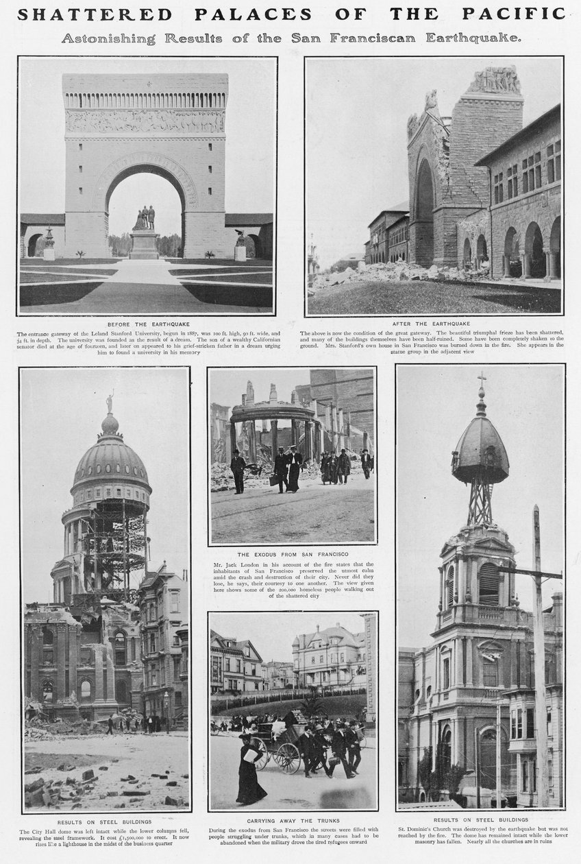 A Csendes-óceán összetört palotái: Az 1906-os San Francisco-i földrengés következményei, 1906 alkotó: American Photographer