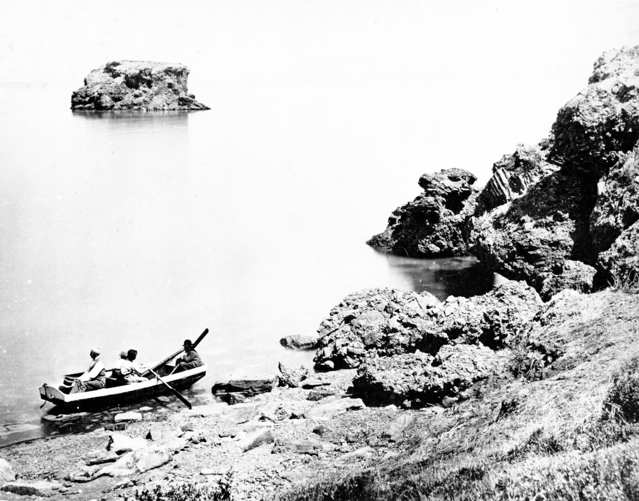 The Great Salt Lake, Utah, 1870 körül alkotó: American Photographer