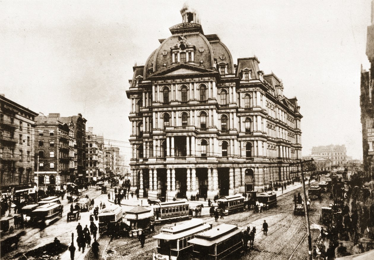 The Old Post Office, New York City, 1887 alkotó: American Photographer