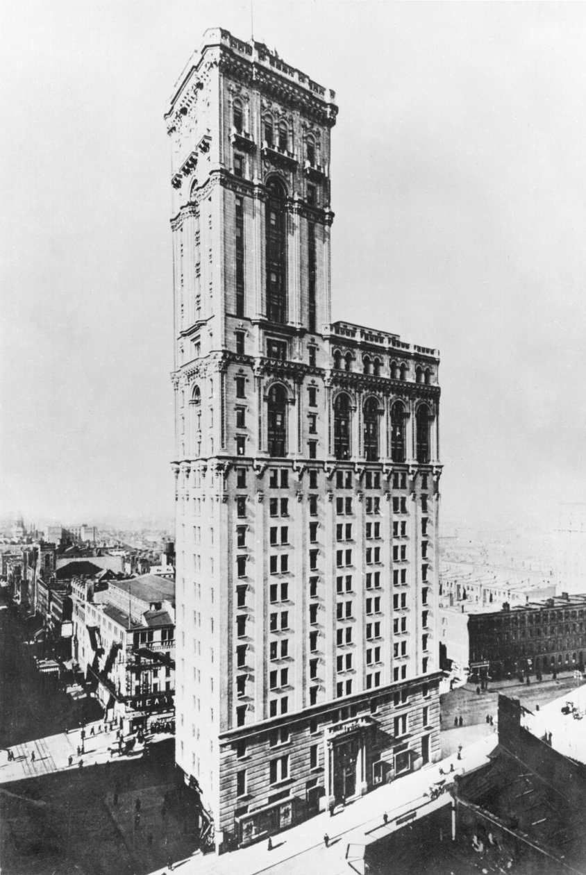 The Times Building, New York, 1900 körül alkotó: American Photographer