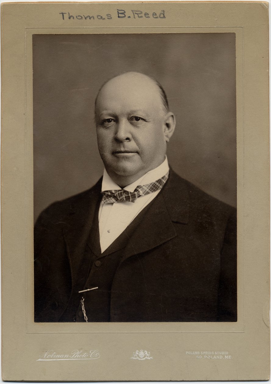 Thomas Brackett Reed (1839-1902), amerikai politikus; fotó: Notman Photography Co. (ezüst-bromid nyomat) alkotó: American Photographer