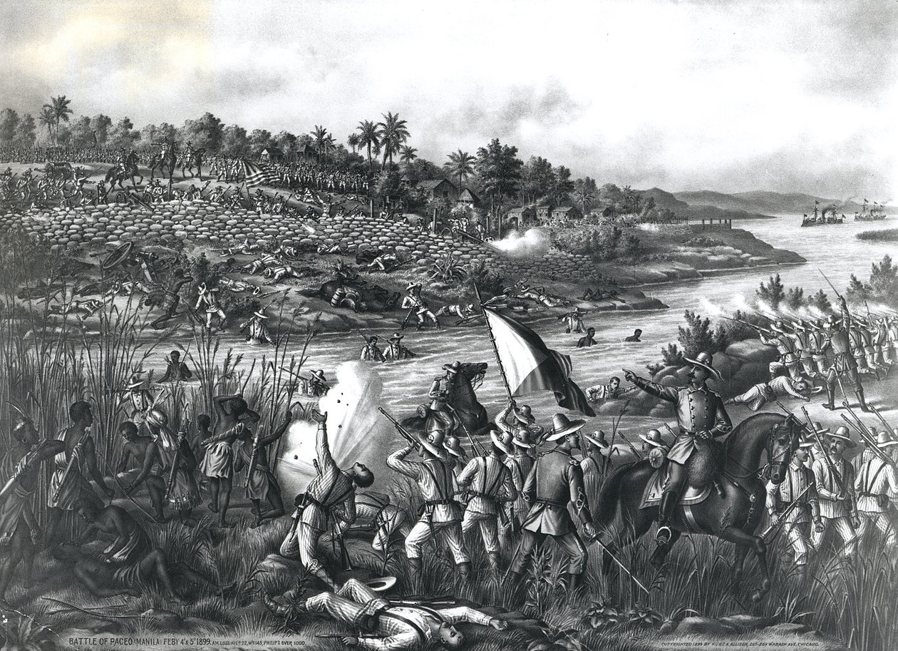 Paceói csata (Manila), Fülöp-szigetek, 1899. február 4-5 alkotó: American School