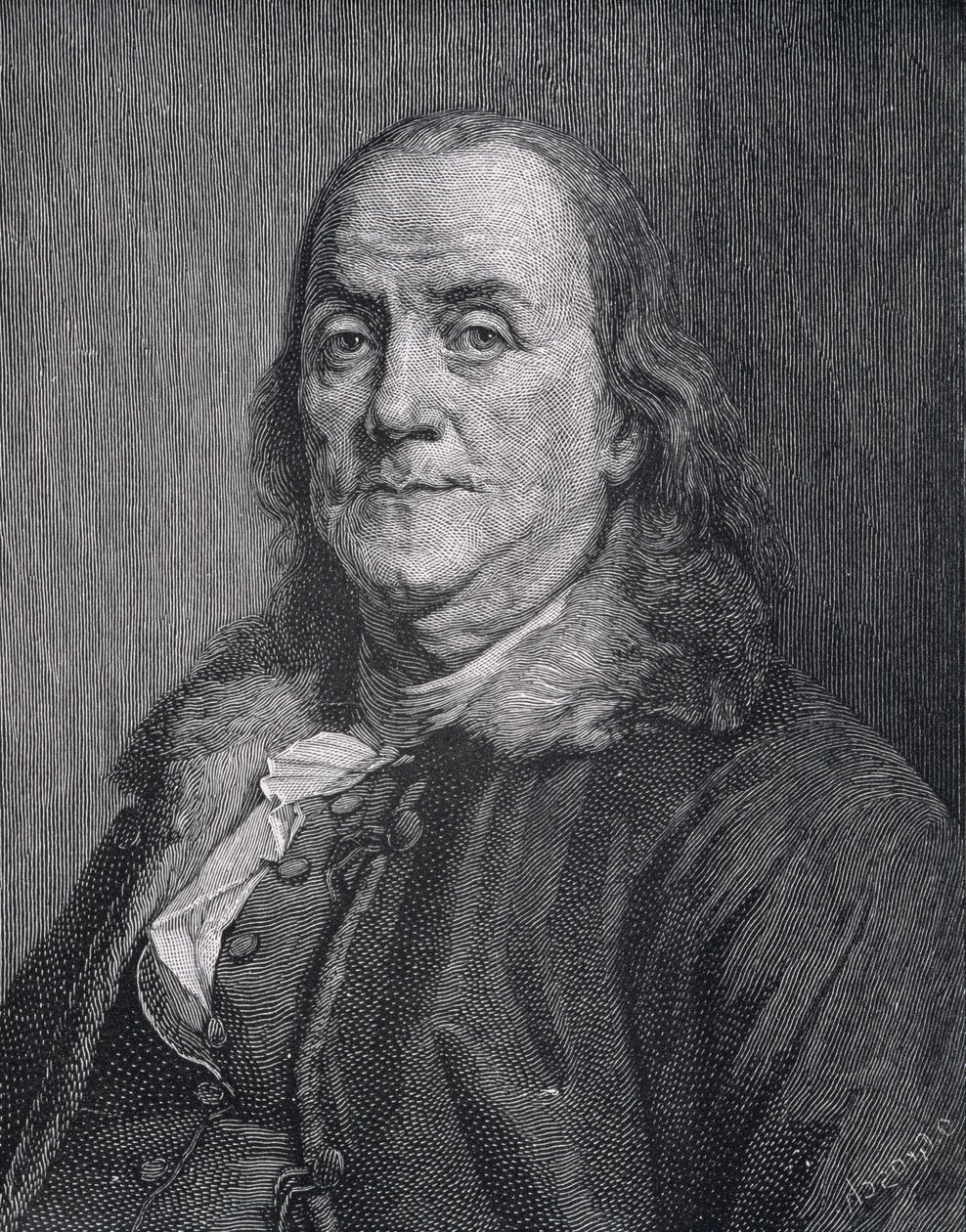 Benjamin Franklin alkotó: American School