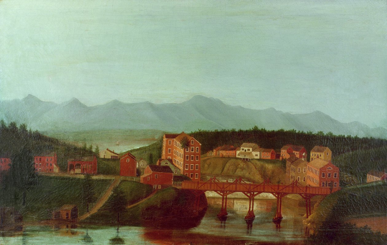 Columbiaville és Stockport Creek, New York közelében, 19. század eleje alkotó: American School