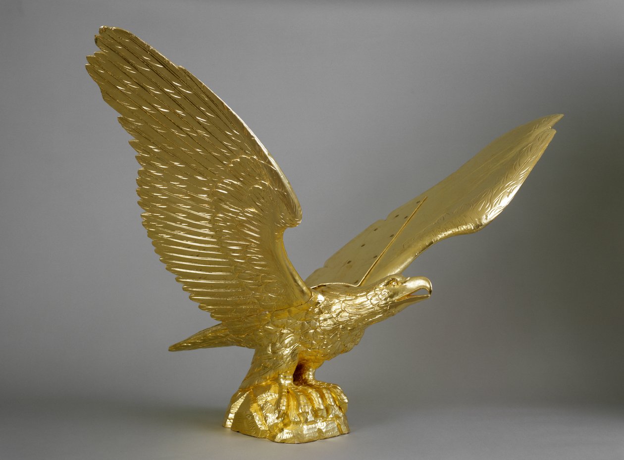 Eagle, valószínűleg New England-ből, 1850-90 (festett fa) alkotó: American School